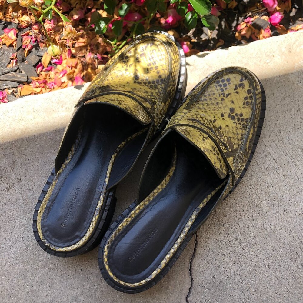 Reformation Loafer Mules